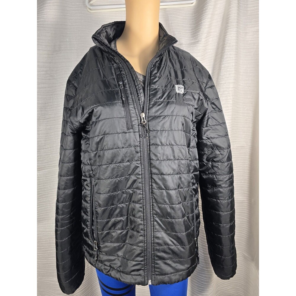Men Port Authority Packable Puffy Jacket. Black L